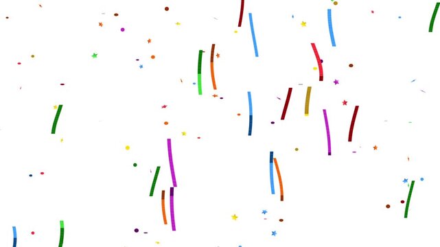 Colorful Confetti Falling jd