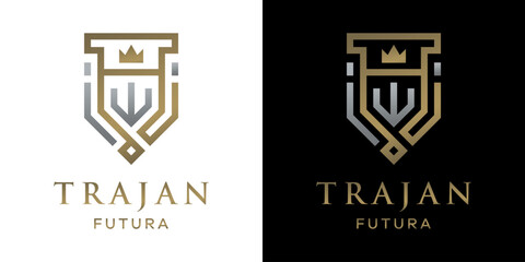 shield luxury modern logo design isnpiration