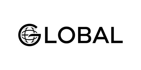 global logo in letter G typography