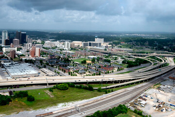 Red Mountain Expressway aerial shot