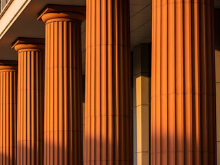 Ancient Greek Columns Classical Architecture Corinthian Pillars.