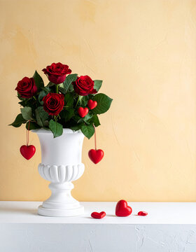 Vaso di rose