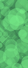 Abstract Green Bokeh Background