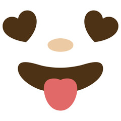 character expression cartoon face icon isolated design vector illustration on white background