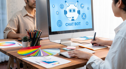 Chatbot software application for brisk online business that automatically reply to customer...