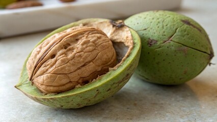 walnuts and nutcracker