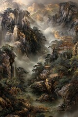 Temple Above the Cloud Sea