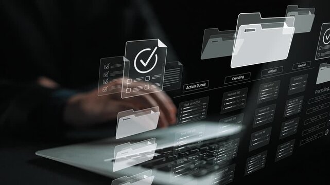 Project management system showing workflow stages, task progress, and review status. Task progress tracks completion, task progress improves workflow, and task progress ensures visibility. Marrow