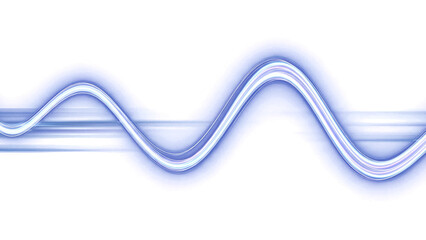 Abstract blue wave background featuring, a artistic light curves 