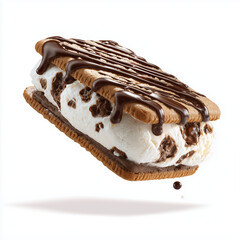 Assorted sweets and candies isolated on white background. Studio photo for design and advertising