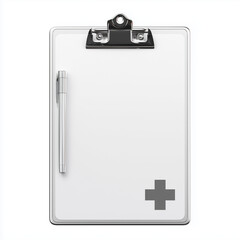 Various medical supplies isolated on white background. Healthcare and medicine concept for design and education