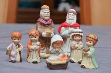 Naklejka premium Nativity Scene