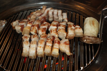 Korean BBQ Grilled Pork Belly