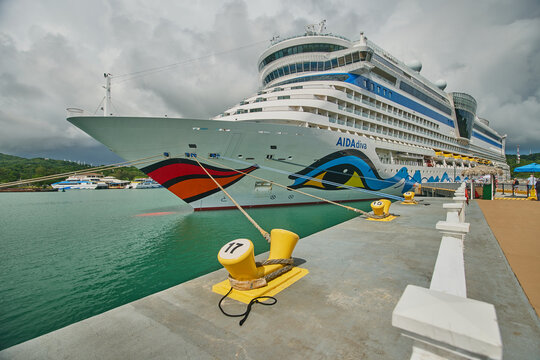 Mahogany Bay in Roatan, Honduras, is a popular, purpose-built cruise port by Carnival, offering shops, restaurants, and access to Mahogany beach
