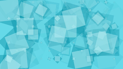 Obraz premium Abstract Geometric Background of Blue Squares