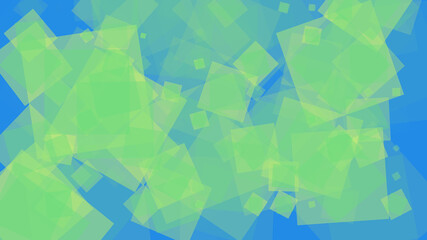 Fototapeta premium Abstract Geometric Squares on Blue Background