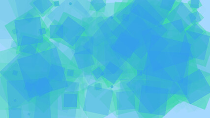 Abstract Blue and Green Square Background
