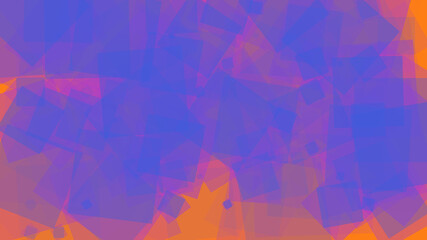 Fototapeta premium Abstract Geometric Background in Orange, Purple, and Blue