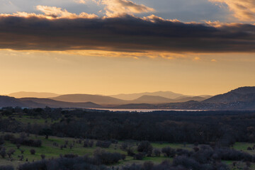Atardecer en la Sierra