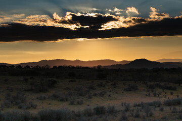 Atardecer en la Sierra