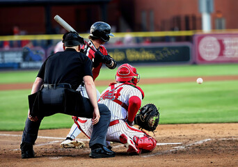 baseball batter hitting