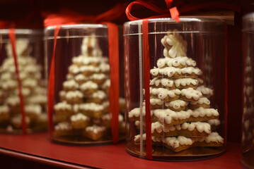 Winter. Gingerbread Christmas Trees	