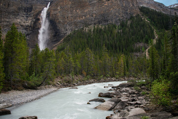 waterfall in Yoho National  Park , Takakkaw Falls © Tammi Mild
