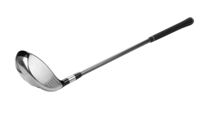 Golf driver club on transparent background