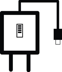 Power Adapter and Charger Icon Set