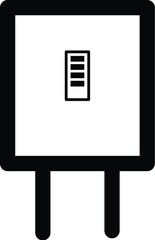 Power Adapter and Charger Icon Set