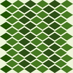 Modern geometric diamond pattern with retro color palette. 