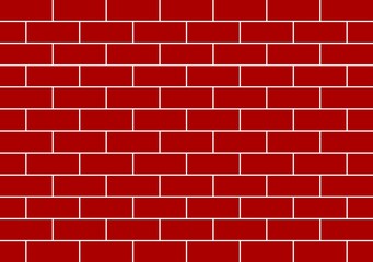 Red brick wall background.
