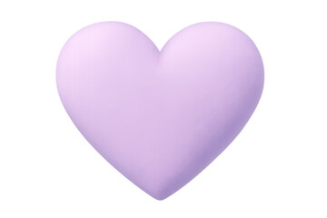 Obraz premium Purple heart shape symbolizing love and romance