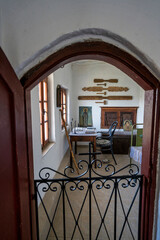 View Through Iron Gate into Monk Room