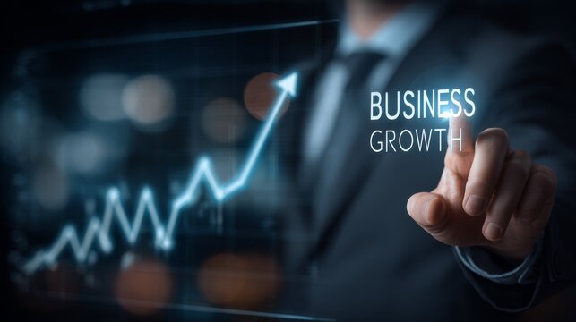Business Growth Chart Analysis. - Powered by Adobe
