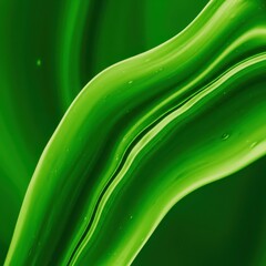 Lush green painterly backdrop with flowing, blurry elements. Artistic abstract surface texture, great for wallpapers and designs ,banner ,canvas ,organic