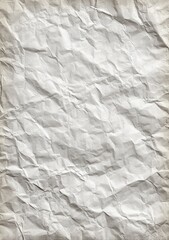 Crinkled paper texture, with varied shadows, distressed surface and aged look