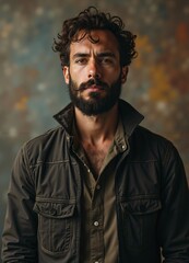 Obraz premium Portrait of a Confident Man