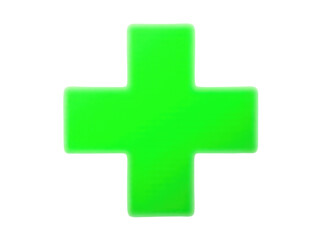 Fototapeta premium A simple and clear representation of the international symbol of first aid, suitable for use in medical or safety contexts