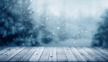 Cool tone winter holiday background