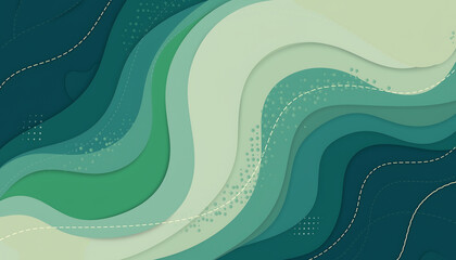 Eco friendly green abstract background