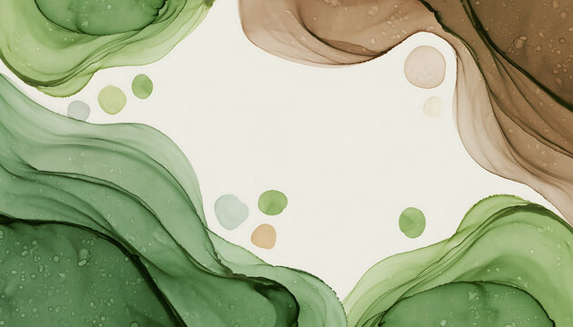 Eco friendly green abstract background