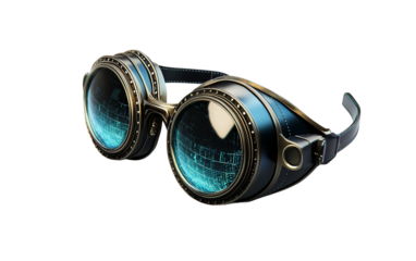 Elegant vintage inspired smart eyewear with integrated holographic interface for modern augmented experiences