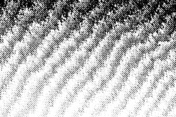 Abstract halftone texture with diagonal wavelike shading forming a gradient from dark to light tones, creating a flowing pattern on a transparent background.