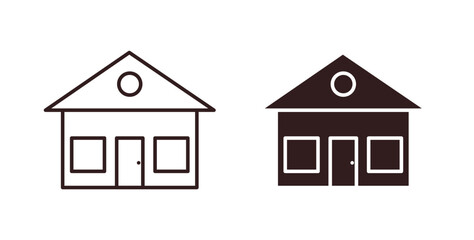 Fototapeta premium House icons. EPS 10. Graphic icon vector designs