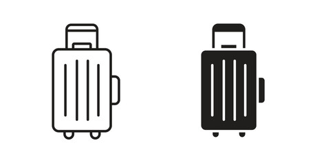 Luggage icons. EPS 10. Graphic icon vector designs