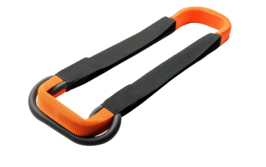 Adjustable pull-up assist band with smooth texture designed for safe effective upper body strength training isolated on transparent background PNG