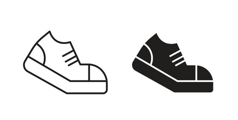 Shoes icons. EPS 10. Graphic icon vector designs