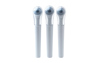 High quality electric blackhead extractor with clear tip perfect for removing impurities and maintaining smooth skin isolated on transparent background PNG
