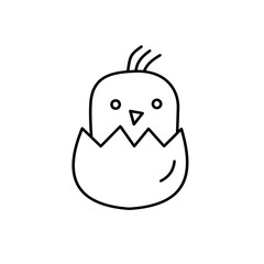 Obraz premium Black Doodle Elements: Arrows, Hearts, Shapes, Signs